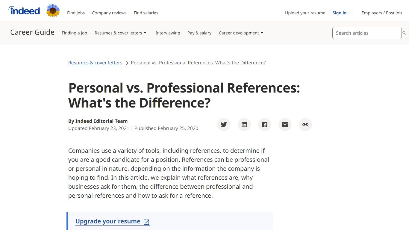 Personal vs. Professional References: What's the Difference?